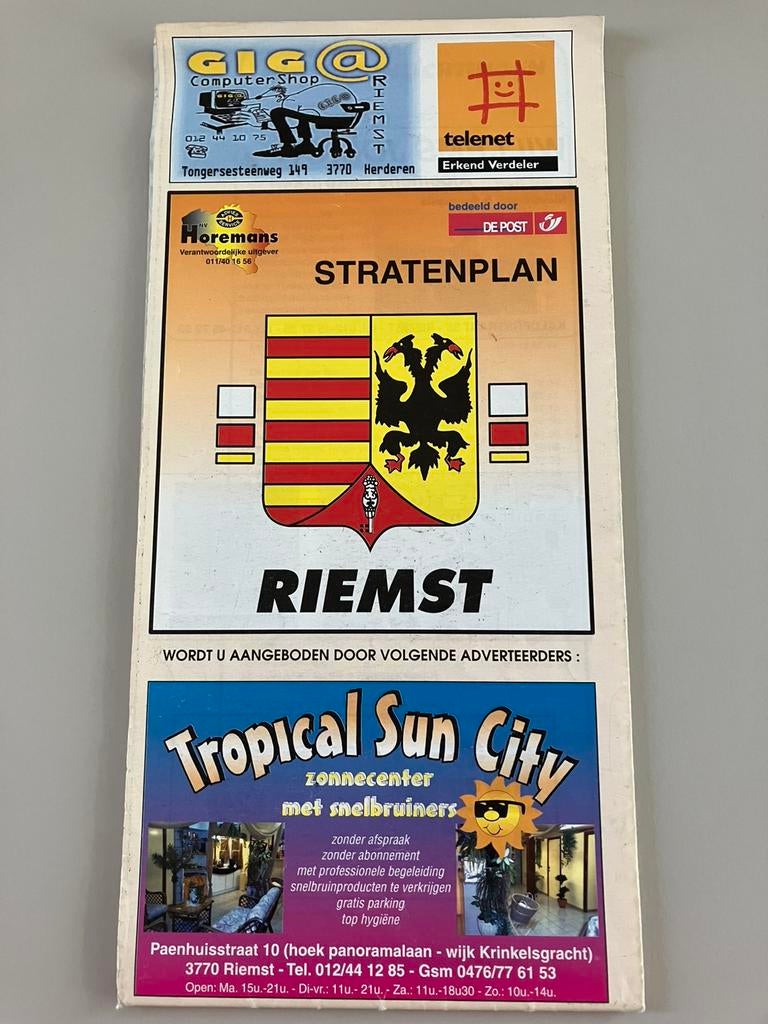 Stratenplan RIEMST., Boeken, Ophalen of Verzenden