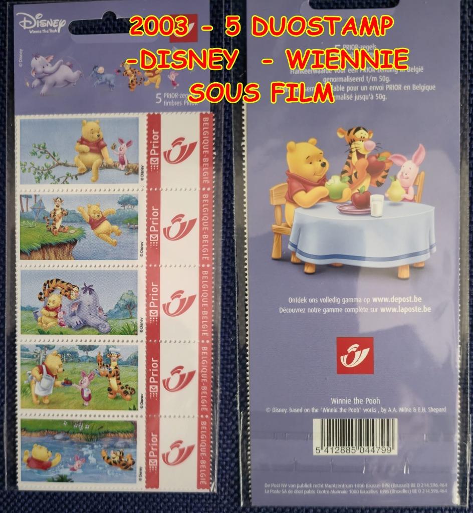 2003 - 5 DUOSTAMP DISNEY WIENNIE, Envoi