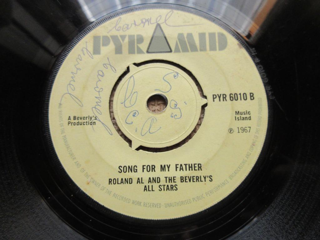 Pyramid ska   Rolando Alphonso   Song For My Father  3 prong, Cd's en Dvd's, Vinyl Singles, Ophalen of Verzenden, Gebruikt, R&B en Soul