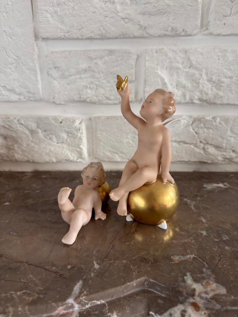 Gerold Porzellan Bavaria Cherubs, Ophalen, Zo goed als nieuw