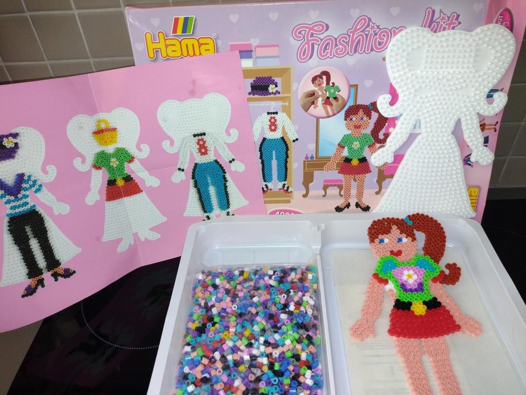 Strijkparels Fashion kit Hama, Ophalen, Gebruikt, Knutselen