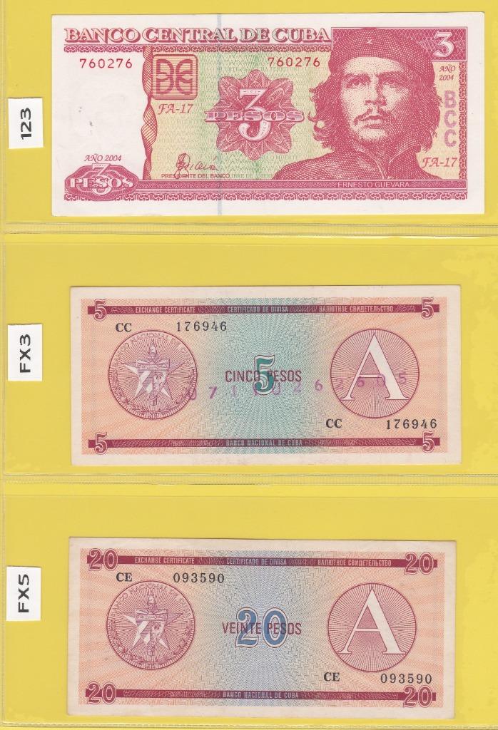 CUBA - LOT BILJETTEN (6 stuks)(gewijzigd 20.03.2025), Enlèvement ou Envoi, Amérique du Sud, Série
