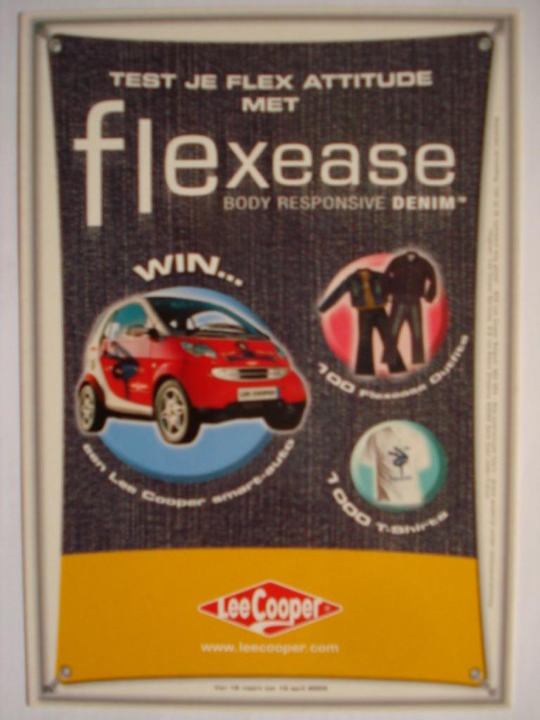 smart fortwo Lee Cooper Flexease boomerang kaart, Verzenden, 1980 tot heden, Ongelopen, Voertuig