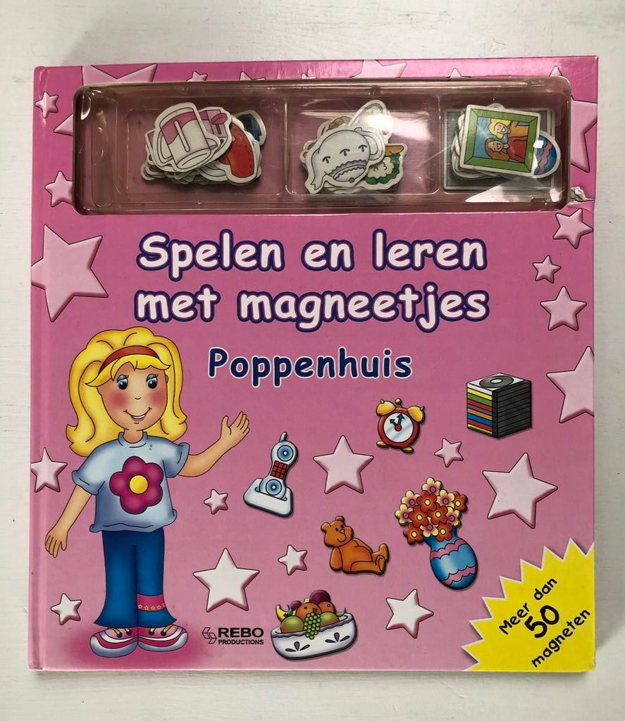 Magnetics boek Spelen en leren met magneetjes Rebo, Ophalen of Verzenden, Gebruikt, Ontdekken
