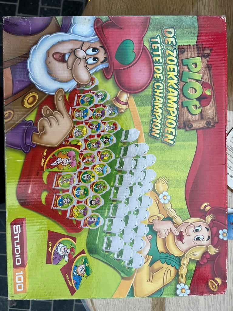Gezelschapsspel de zoekkampioen ( plop ), Hobby en Vrije tijd, Een of twee spelers, Ophalen, Gebruikt, Studio 100