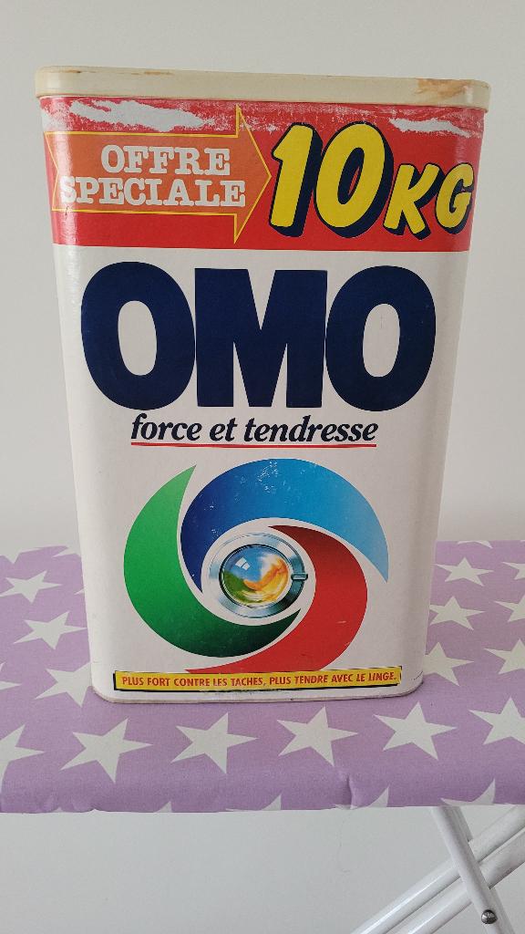 oude doos van waspoeder Omo (verzamelobject), Verzamelen, Ophalen