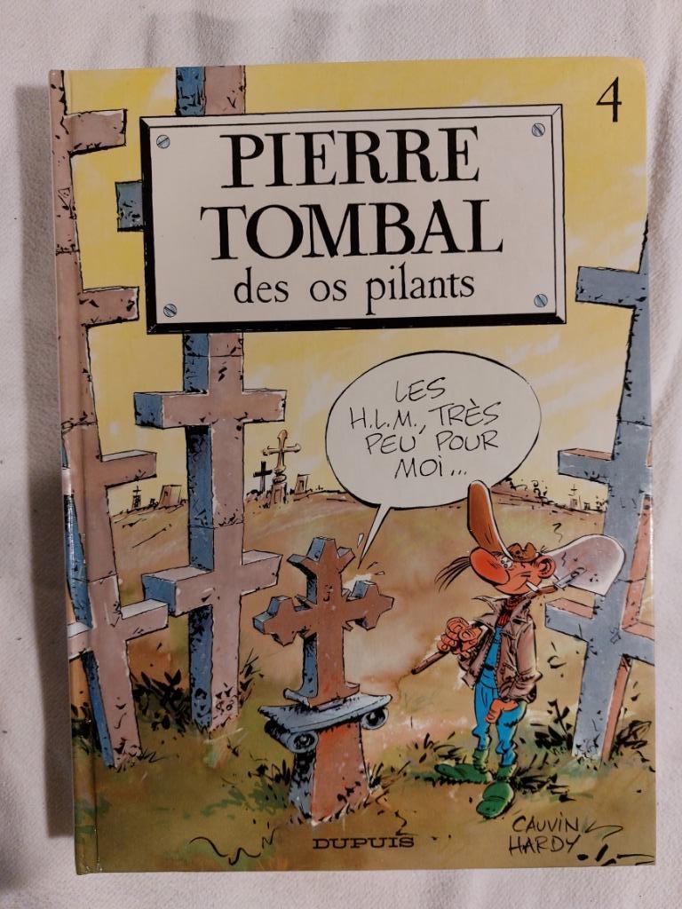 Pierre Tombal T.4 Des os pilants - Réédition (1990) - Etat m, Une BD, Enlèvement ou Envoi, Utilisé