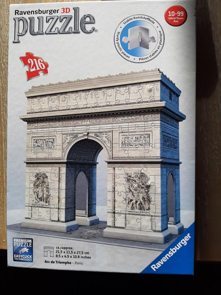 3D puzzel Ravensburger, Enlèvement