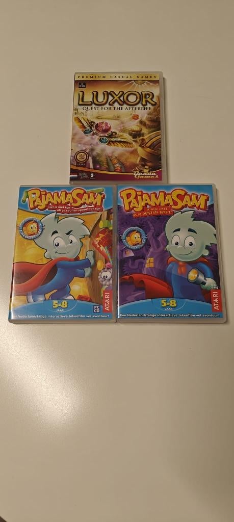 PC Pajama Sam + Luxor, Consoles de jeu & Jeux vidéo, Jeux | PC, Enlèvement ou Envoi, 1 joueur, À partir de 7 ans, Autres genres
