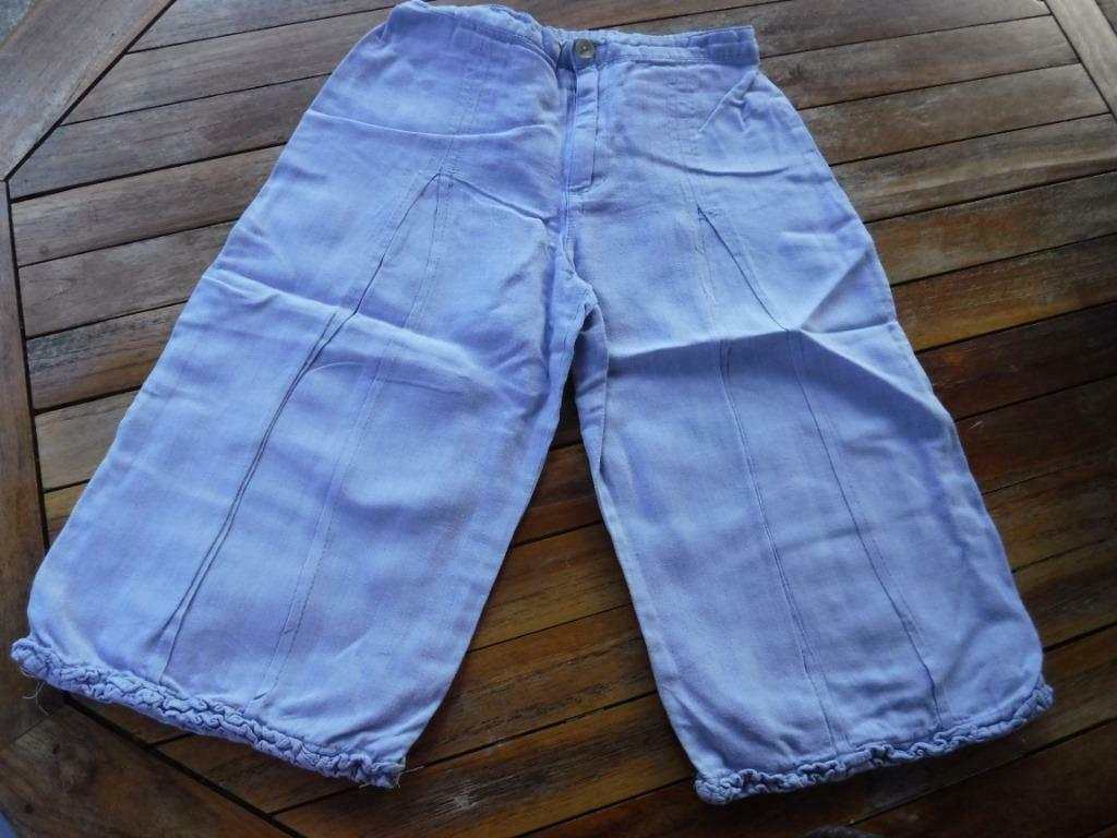Pantacourt coton fluide 8 ans La Buissonnière, Enlèvement ou Envoi, Utilisé, Fille, Pantalon
