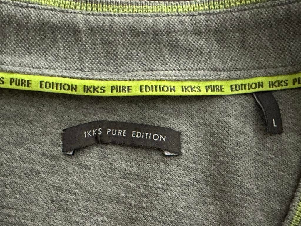 Polo d'été IKKS à l'état neuf, Enlèvement ou Envoi, Taille 52/54 (L), Gris, IKKS