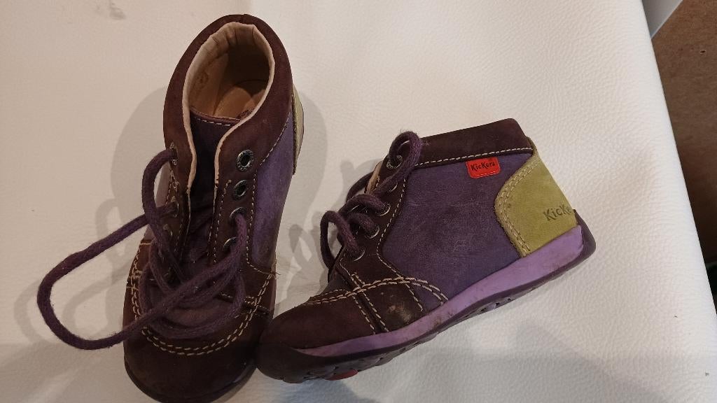 Kickers tout cuir comme neuf, 23., Enfants & Bébés, Enlèvement, Comme neuf