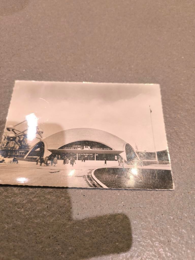expo 58, de Verenigde naties gebouw, Verzamelen, Ophalen of Verzenden, Gelopen