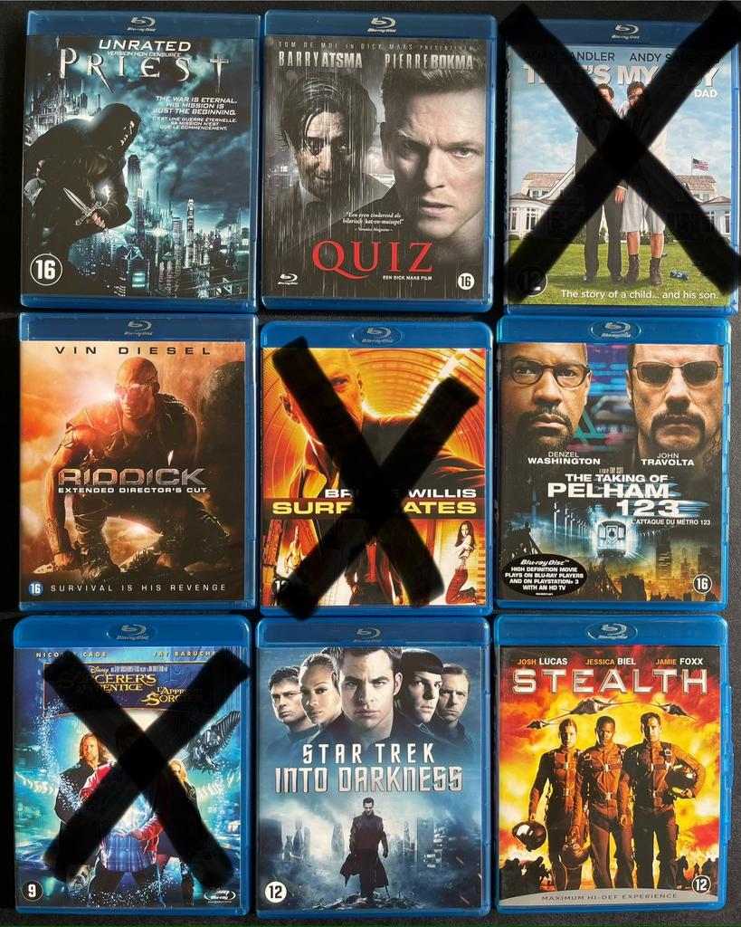 Verschillende films BLU-RAY (prijs per stuk) - 11, Ophalen of Verzenden, Zo goed als nieuw