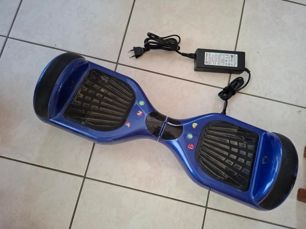 Hooverboard,  blauw met lader, Ophalen, Gebruikt
