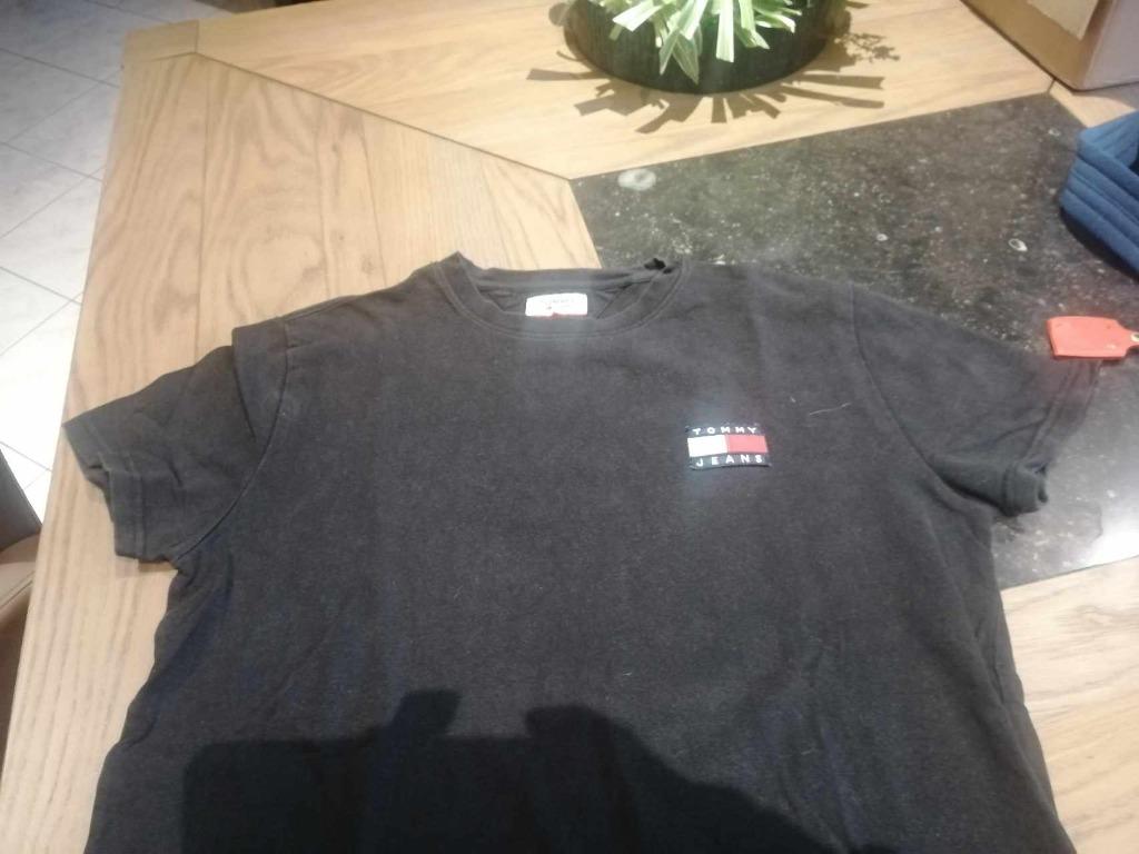 T-SHIRT ZWART MERK TOMMY JEANS  - MAAT L, Maat 52/54 (L), Zwart, Ophalen of Verzenden, Tommy Jeans