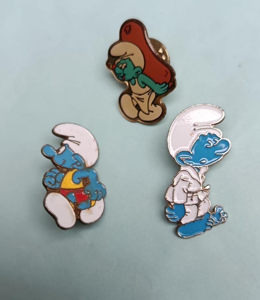 Pins des Schtroumpfs (Tesseire, Walibi, Terbeke, Sport), Enlèvement ou Envoi, Utilisé, Autres types