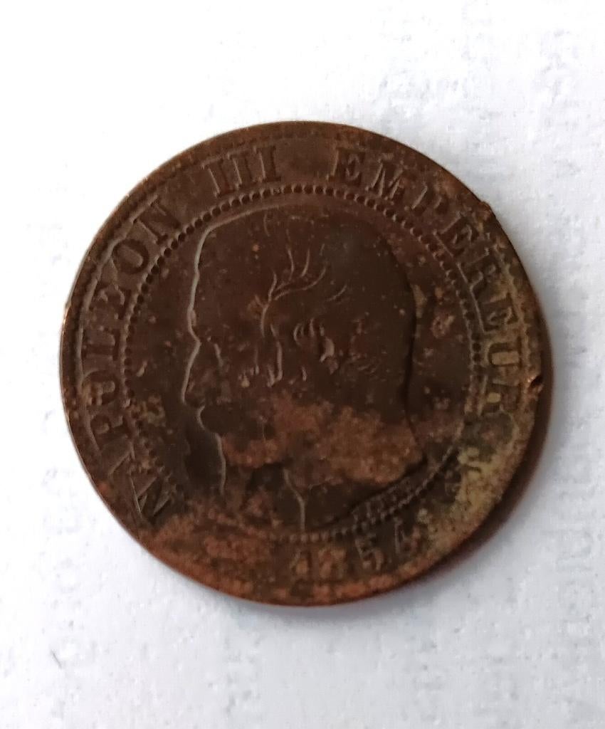 munt Napoleon iii  van 5 centimes, Enlèvement