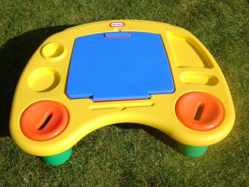 LITTLE TIKES : speeltafel voor binnen en buiten (lego,duplo), Ophalen of Verzenden, Zo goed als nieuw