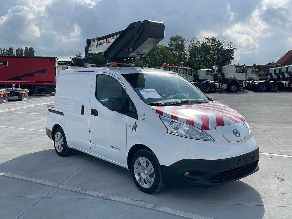 Nissan E-NV200 hoogtewerker, Auto's, Bestelwagens en Lichte vracht, Automaat, Wit, 2 zetels, 2 deurs