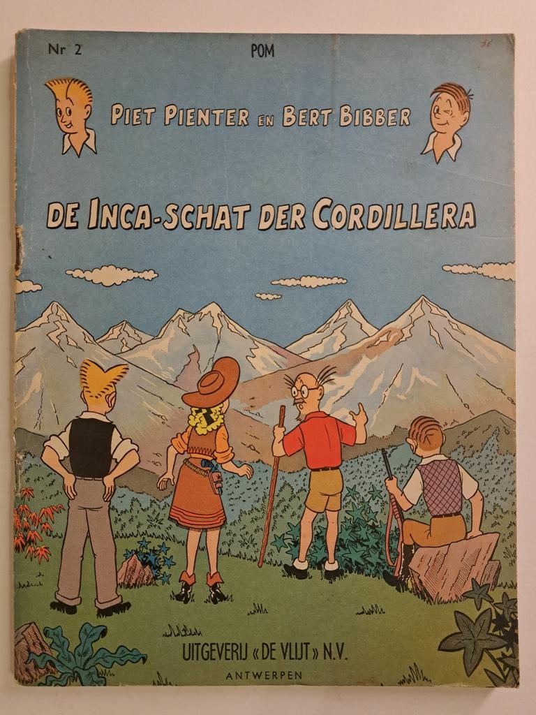 Piet Pienter en Bert Bibber 1ste druk 1956, Ophalen of Verzenden
