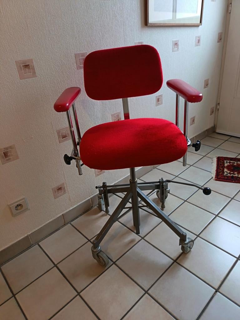 Retro vintage bureastoel, Huis en Inrichting, Bureaustoelen, Ophalen, Bureaustoel