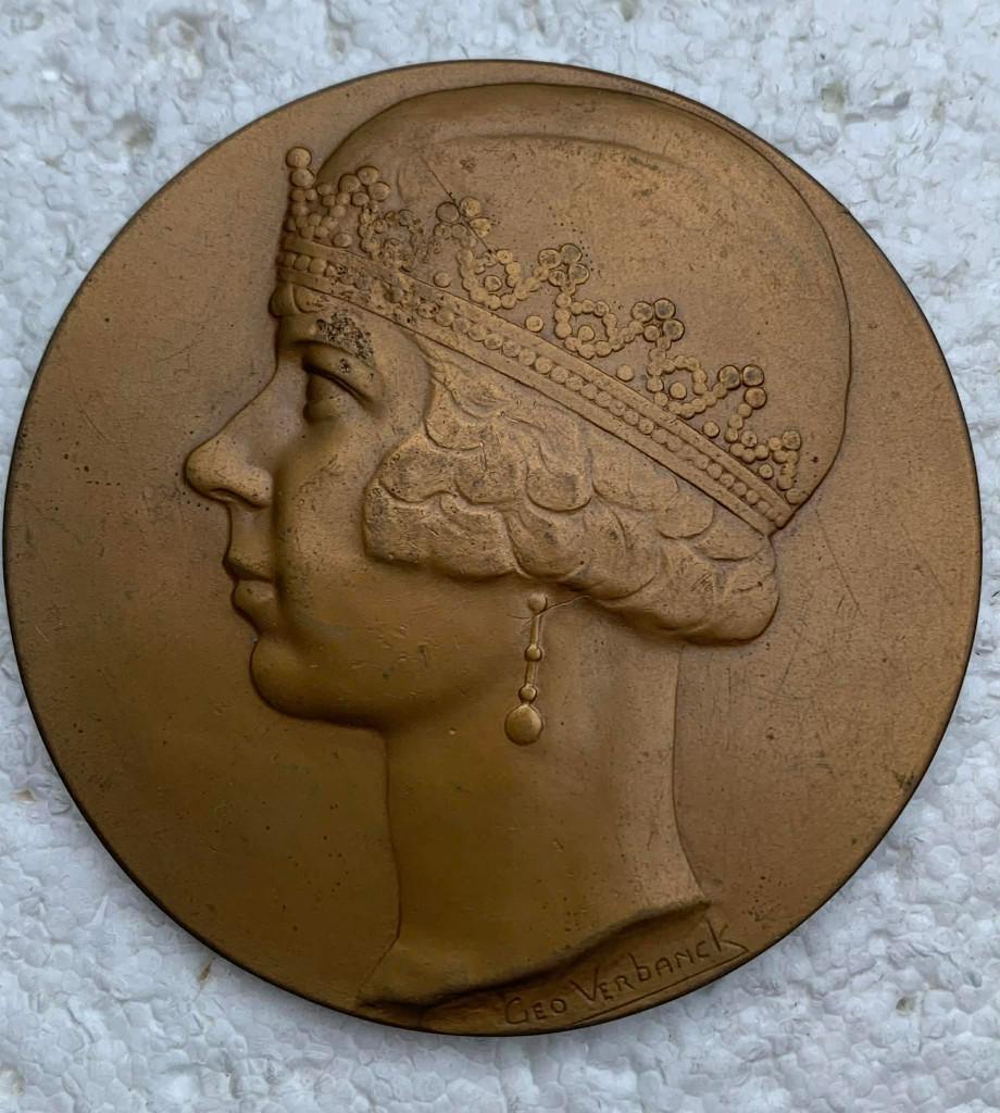 Medaille, Penning Marie-Jose van België 1906-2001, Ophalen of Verzenden, Gebruikt, Overige typen