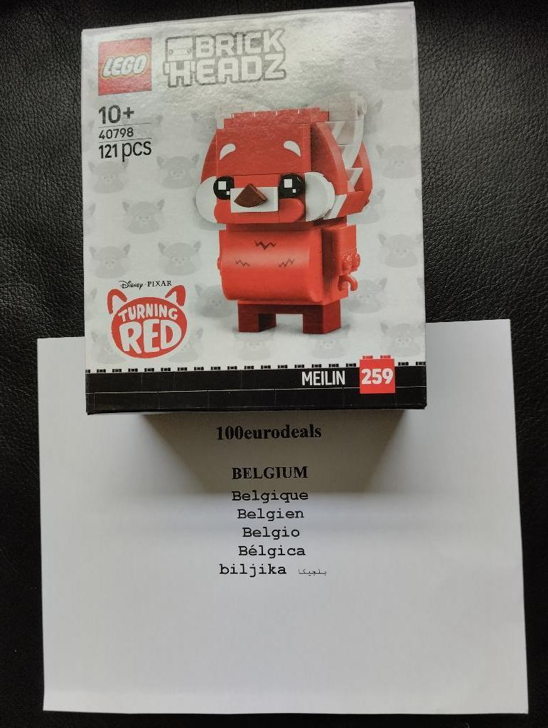 LEGO Disney Turning Red Brickheadz 40798 -Le panda rouge May, Neuf, BrickHeadz, Complet, Lego