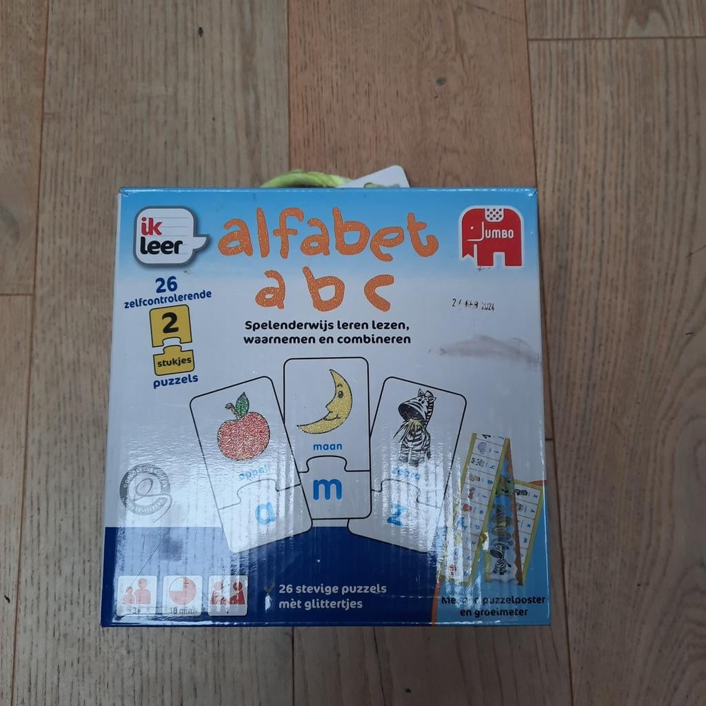 Alfabet-puzzel, Kinderen en Baby's, Ophalen of Verzenden, Zo goed als nieuw