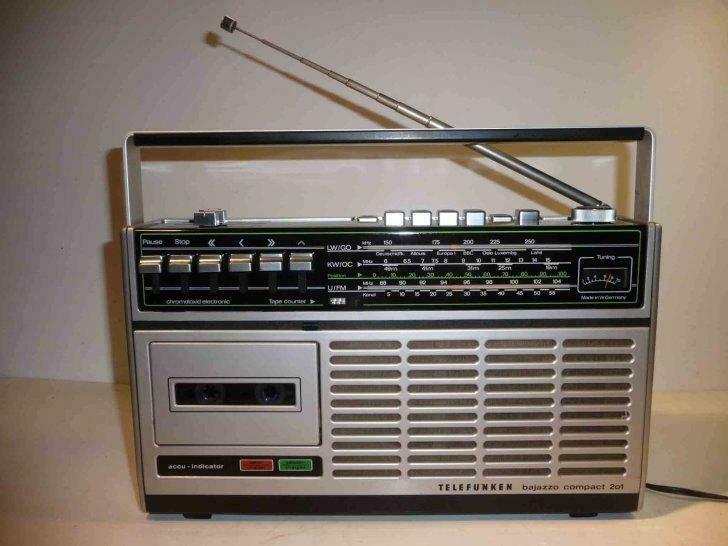 TELEFUNKEN Bajazzo 201 cassetteradio gereviseerd, Audio, Tv en Foto, Tuners, Gebruikt, Ophalen of Verzenden