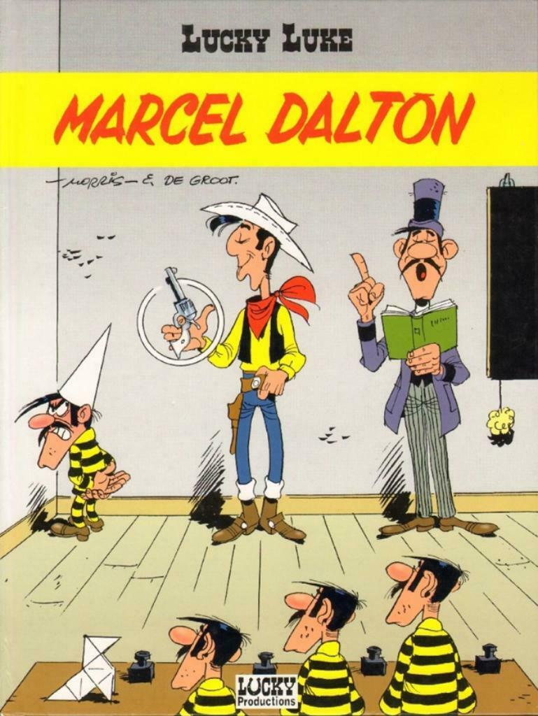 Lucky Luke, Marcel Dalton, Première édition, Une BD, Enlèvement ou Envoi, Utilisé