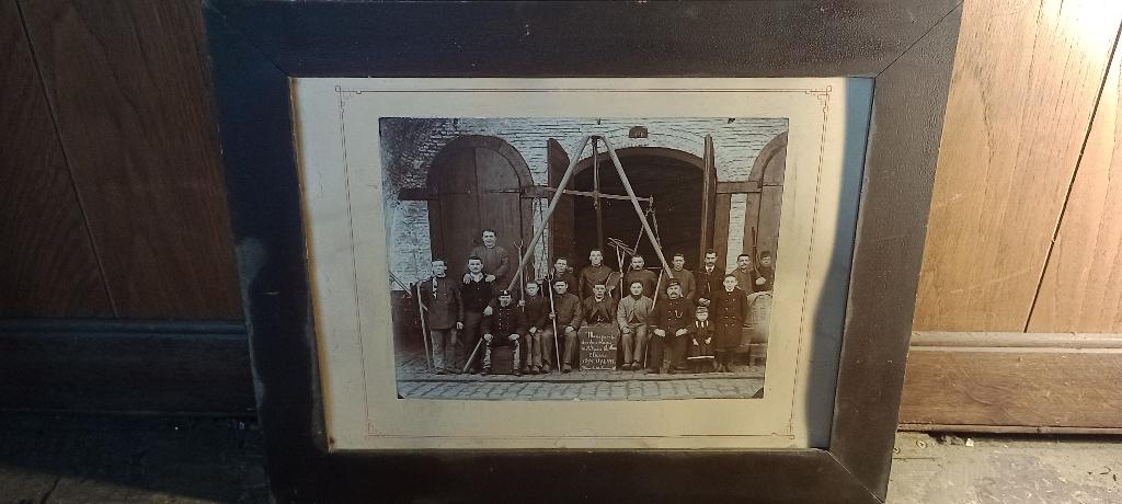 Photo ancienne fourrage militaire 1897, Mons, 52x42, n444, Enlèvement ou Envoi