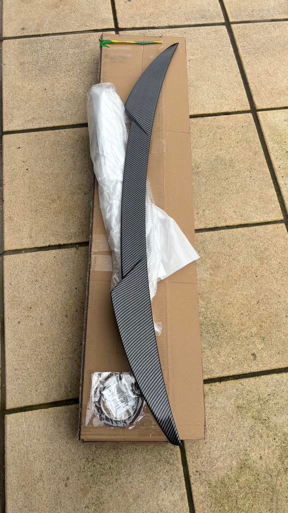 Aileron/spoiler arriere Carbone Look pour Porsche Taycan, Neuf, Arrière, Enlèvement ou Envoi, Porsche