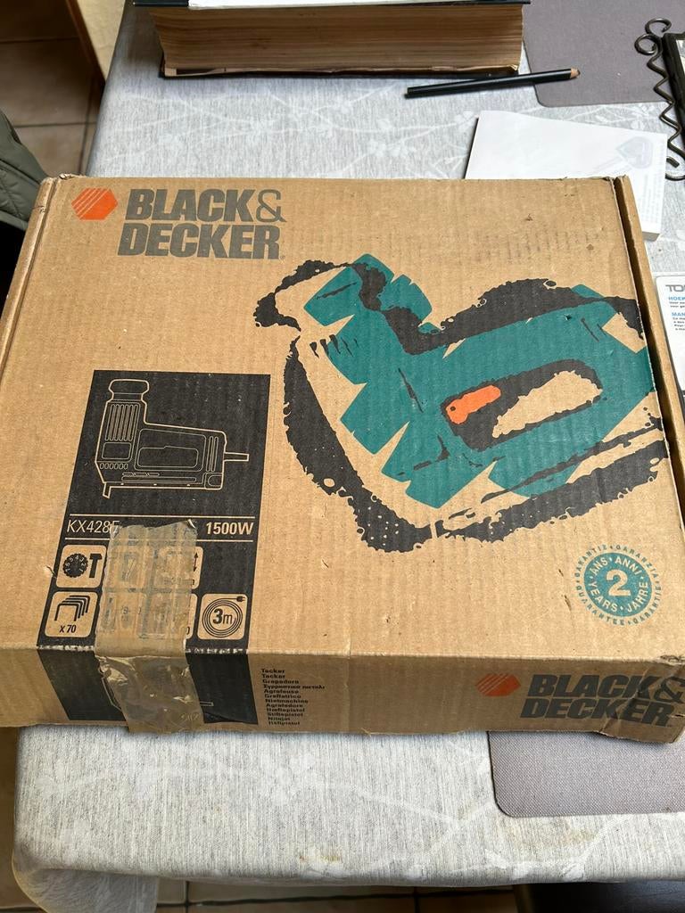 Black en dekker nietmachine, Ophalen, Gebruikt