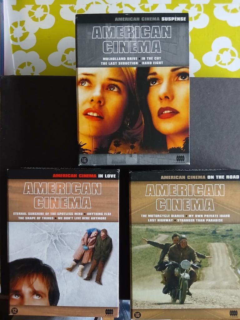 American Cinema 3x dvd-boxen, Vanaf 16 jaar, Ophalen of Verzenden, Zo goed als nieuw