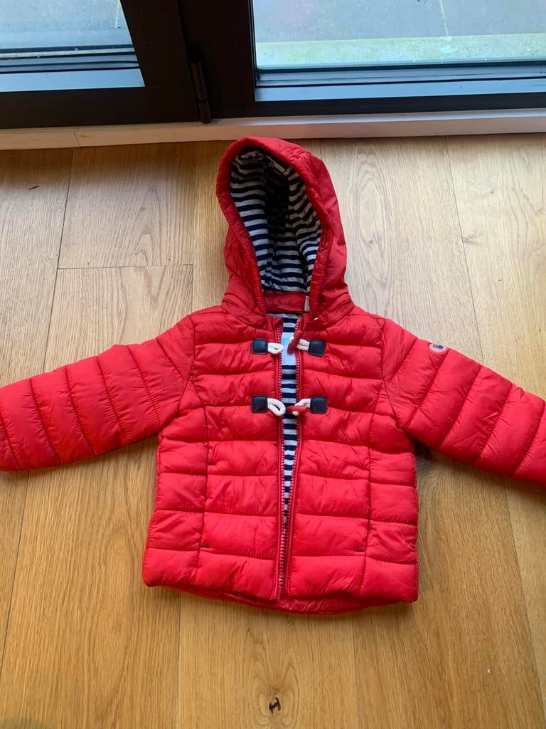 Obaibi warm red jacket size 80 - very good condition, Kinderen en Baby's, Ophalen, Jongetje of Meisje, Zo goed als nieuw, Jasje