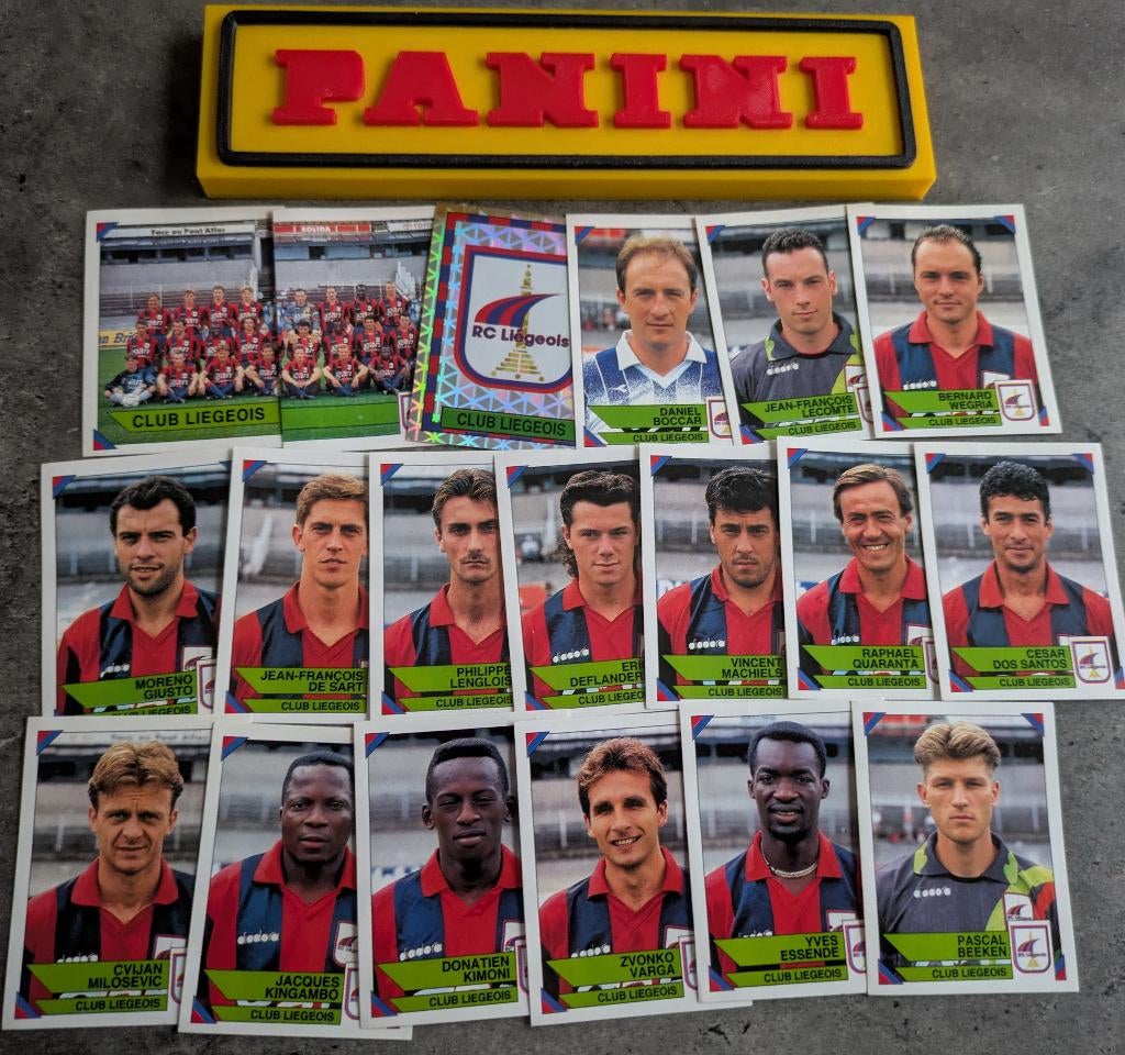 AUTOCOLLANTS PANINI FOOTBALL 95 19 1995 FC LIÈGE FOOTBALL, Envoi, Neuf