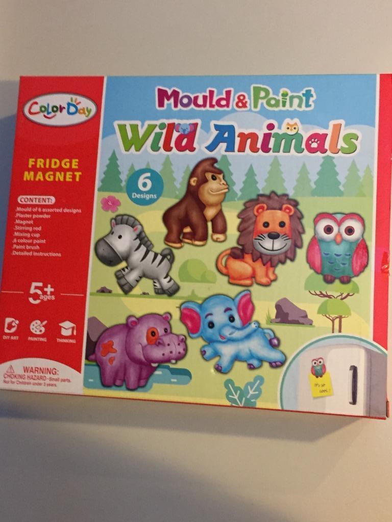 Set d'artisanat aimants animaux argile 6 pièces NOUVEAU, Enlèvement, Neuf