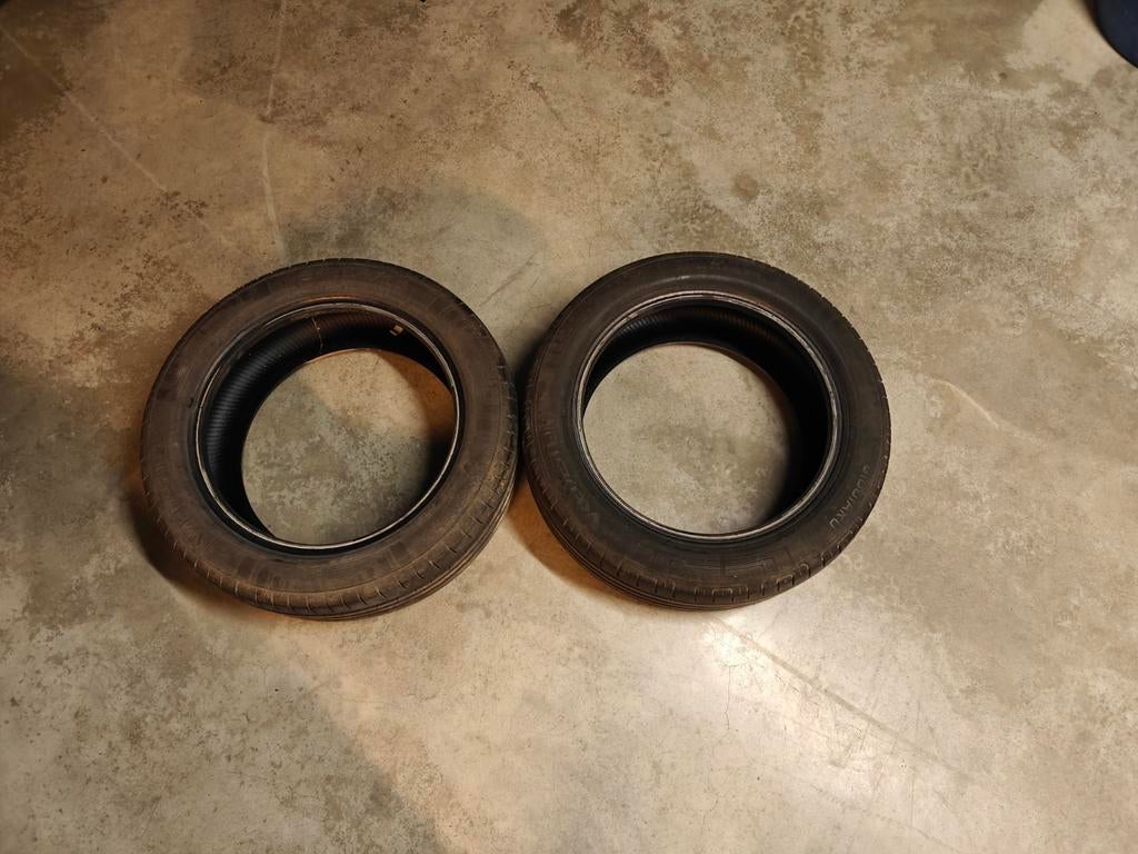 2x vierseizoensAutobanden R15-82V 195/50, Enlèvement, Comme neuf