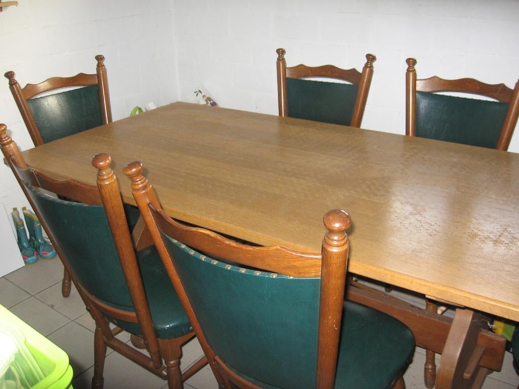 Vintage eetkamer, Maison & Meubles, Salles à manger complètes, Enlèvement, Utilisé, Vintage