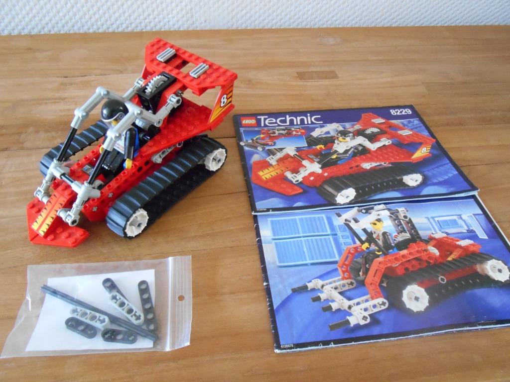 lego 8229 technic auto met rupsbanden, Ophalen of Verzenden, Gebruikt, Complete set, Lego