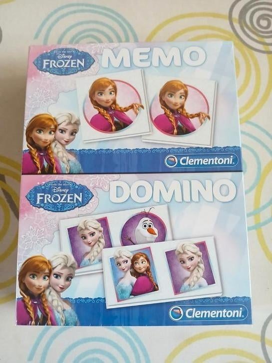 Spel 2-in-1: memory en domino Frozen, Enfants & Bébés, Jouets | Éducatifs & Créatifs, Neuf, Puzzles, Enlèvement