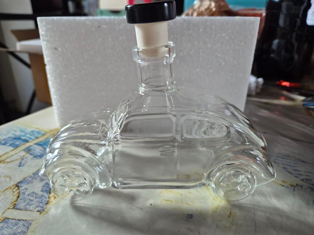 Petite carafe en verre vw cox, Enlèvement ou Envoi
