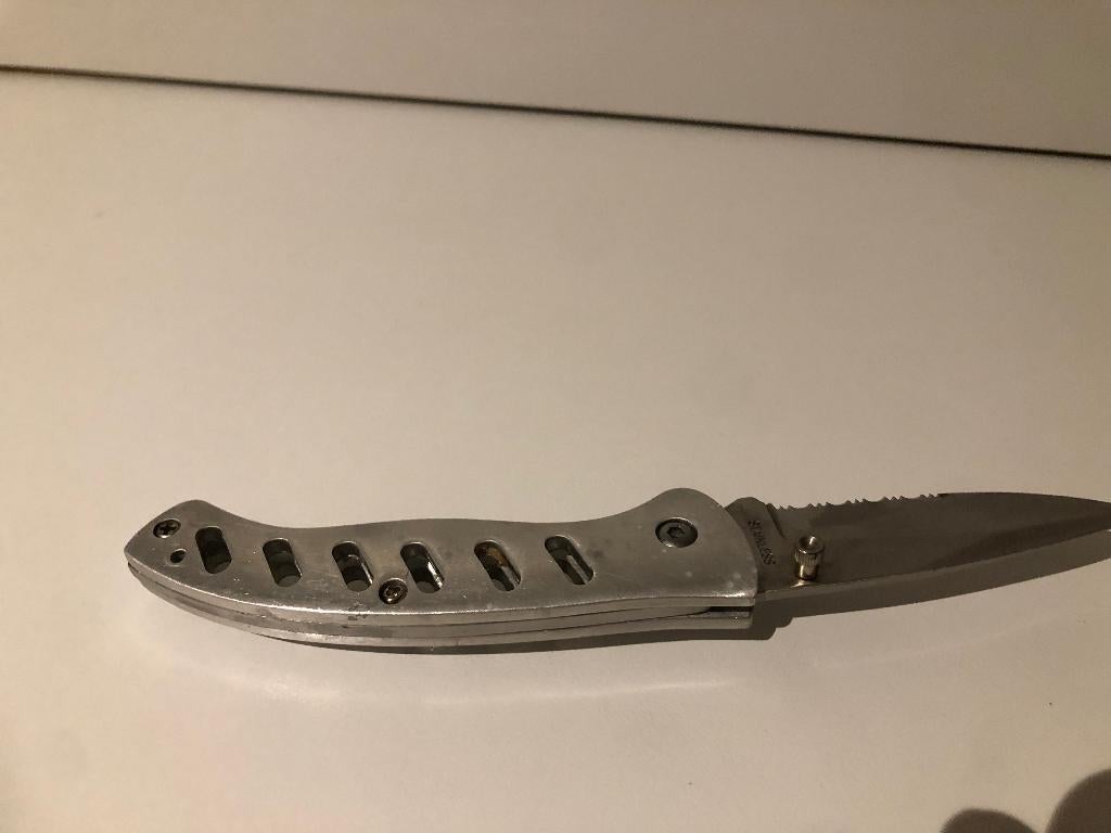 Zakmes roestvrij staal, Caravans en Kamperen, Ophalen of Verzenden, Gebruikt