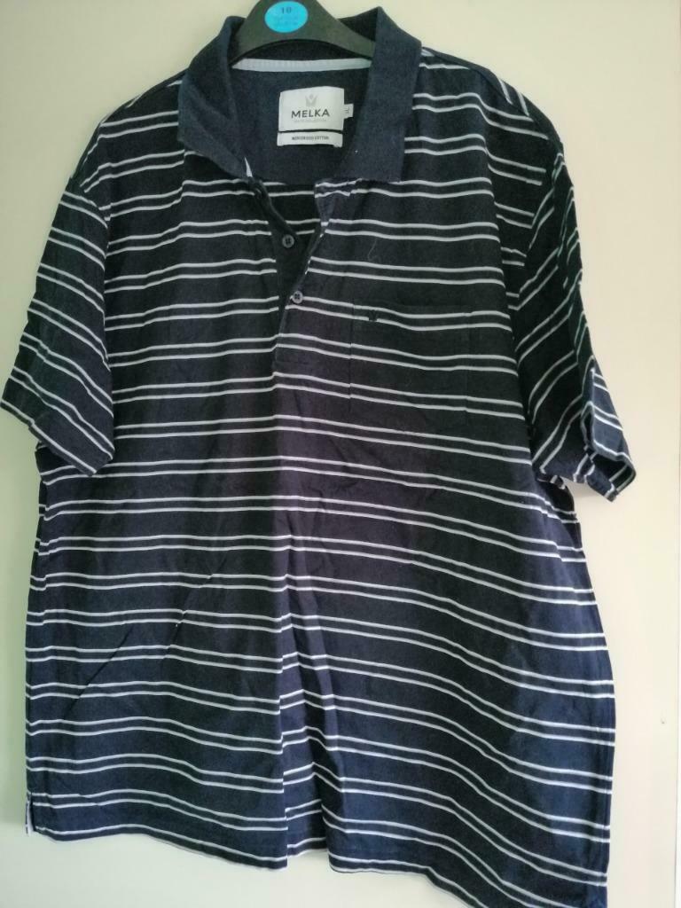 polo Melka blauw XL, MET, Blauw, Maat 56/58 (XL), Ophalen of Verzenden
