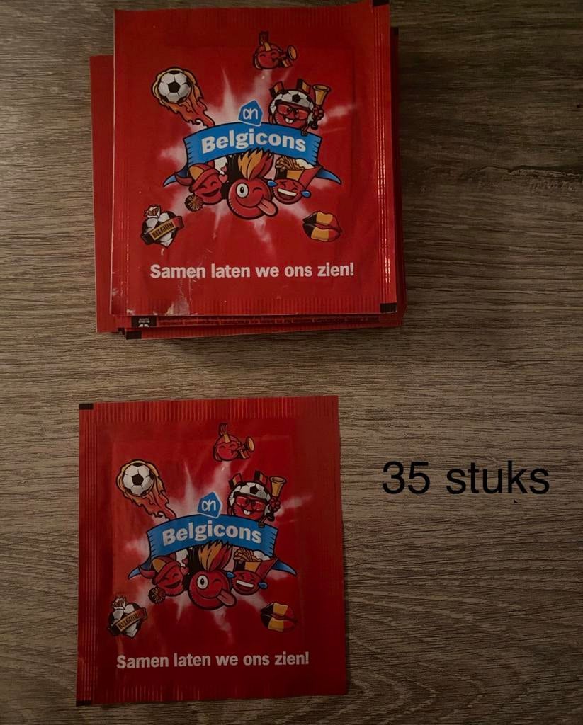 🔥 35 stuks - stickers rode duivels, Collections, Autocollants, Neuf, Sport, Enlèvement ou Envoi