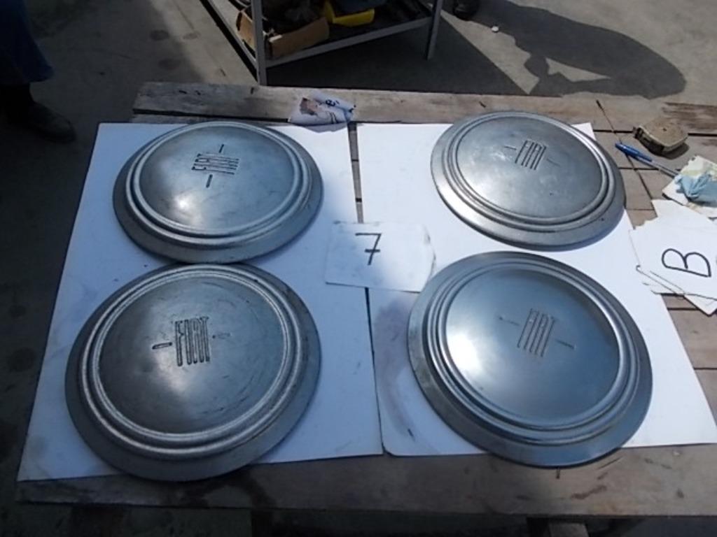 Wieldoppen Fiat 1100 103 Series 1, Ophalen, Gebruikt, Fiat