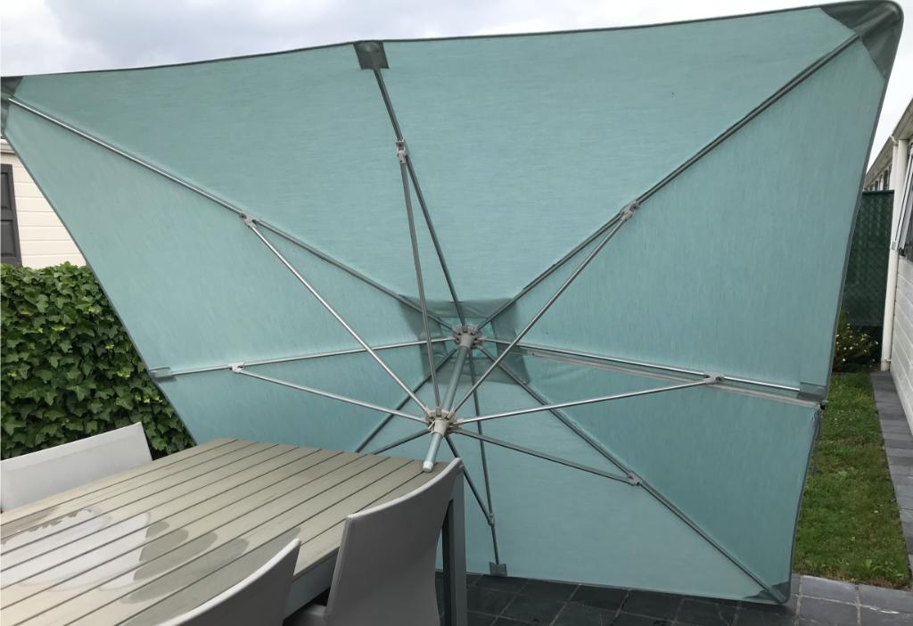 Paraflex MuurParasol (umbrosa) 230x230, Tuin en Terras, Ophalen, Muurparasol, Gebruikt, Kantelbaar