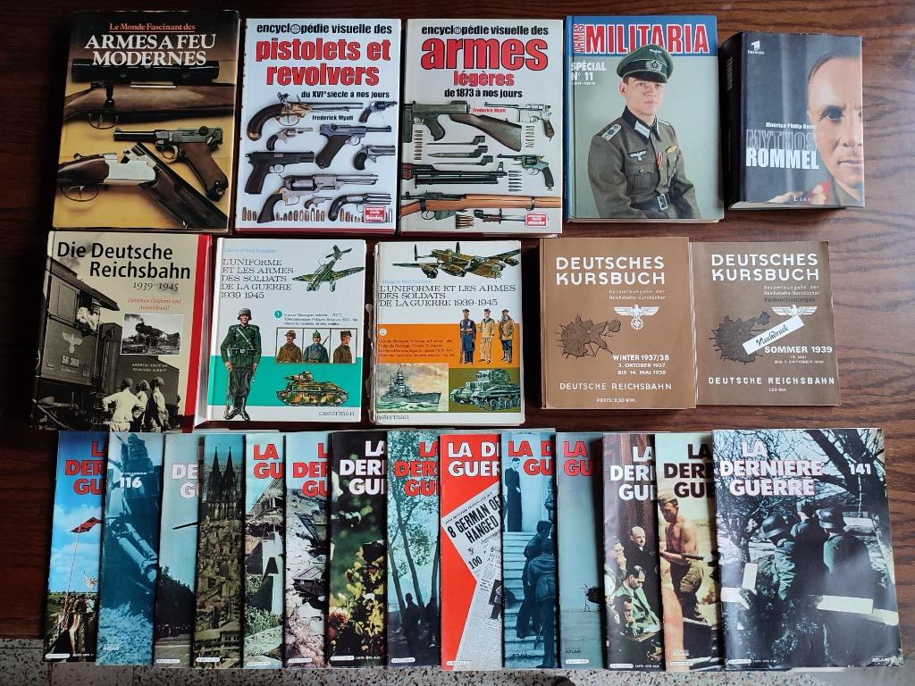 Gros lot livres Militaria divers, Collections, Objets militaires | Seconde Guerre mondiale, Enlèvement ou Envoi