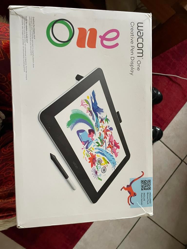 Wacom One 13 pen display, Computers en Software, Tekentablets, Ophalen, Gebruikt, Bedraad, Wacom